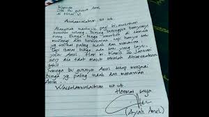 Surat dispensasi kerja sebagai guru merupakan surat yang dibuat oleh pimpinan (kepala sekolah) menerangkan bahwa seorang guru pns diberi dispensasi atau keringanan untuk tidak masuk kerja. Ngakak Surat Ayah Amel Untuk Ibu Guru Bikin Geli Yang Baca Tribun Bali