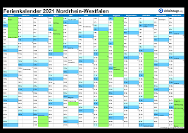 Übersicht der termine und kalender der ferien in nrw 2021, 2022, 2023 bis 2024. Ferien Nordrhein Westfalen 2021 2022