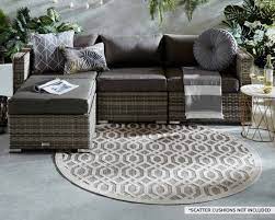 Complementing your space, our range has just what you need! Florida 4 Piece Rattan Garden Corner Sofa Set In Grey Corner Sofa Set Rattan Garden Corner Sofa Rattan Corner Sofa