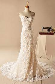 Sheath Column Sweetheart Sleeveless Lace Zipper Court Train Wedding Dress Custom Wedding Dress Empire Bridesmaid Dresses Custom Bridesmaid Dress