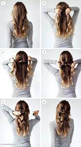 24 Easy Hairstyles Step By Step Diy Enkla Frisyrer Steg For Steg Frisyrer Eleganta Frisyrer