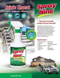 Spray Nine Heavy Duty Cleaner Degreaser 32oz Bottle
