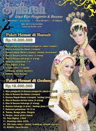 Akustik band campur sari mc organ tunggal hadrah dll. Harga Rias Pengantin Surabaya 2019 2020