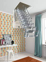 The capacity is also another factor that. Zooom Plus Electric Scissor Loft Ladder Metal Steel And Wood Spiral Staircase Fontanot