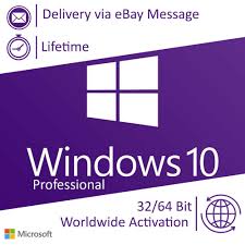 Ebay Sponsored Microsoft Windows 10 Professional Pro License Activation Key Code 32 64 Bit Microsoft Windows 10 Microsoft Windows