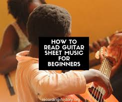 3.1 #1 notes on the stave; How To Read Guitar Sheet Music For Beginners Recording History