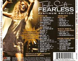 Free shipping on orders over $25.00. Taylor Swift Fearless Tracklist Platinum Edition Daedalusdrones Com