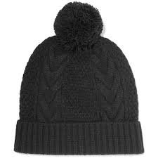 N Peal Cashmere Pompom Embellished Cable Knit Cashmere Beanie 54 Liked On Polyvore Featuring Accessories And H Cashmere Beanie Cable Knit Hat Knitted Hats
