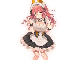 Wallpaper hd of illustration, long hair, nekomimi, anime, anime girls, animal ears, cartoon, black hair, maid, person, mangaka. Wallpaper Boobs Animal Ears Blushing Cleavage Fangs Fate Grand Order Fate Series Foxgirl Headdress Long Hair Maid Outfit Orange Eyes Pink Hair Twintails 2255x1753 Weatray 1191186 Hd Wallpapers Wallhere