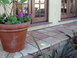 Hexagon manganese saltillo really brings everything together in this neutral, modern kitchen. Saltillo Tile Outdoor Deck Bourget Bros