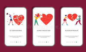 Metaphor Of Broken Heart Stock Vector Illustration Of Heartbreak 180903018