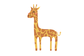 Download Cute Giraffe Animal Vector Graphic By Sasongkoanis Creative Fabrica PSD Mockup Templates