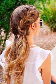 This insanely cute hairdo is the perfect option for someone who wants to leave their hair open, but not have it in their face during the date. 30 Cute Hairstyles For A First Date Long Hair Styles Hair Styles Easy Hairstyles