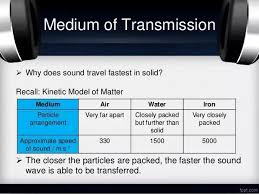 Sound waves traveling through a fluid such as air travel as longitudinal waves. In Which Object Does Sound Travel Quickly Quora