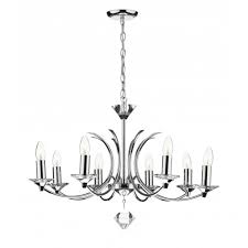 Wide range of ceiling lights available to buy today at dunelm today. Chrome Crystal Chandelier Ceiling Light Pendant Lighting Company Uk