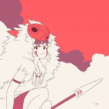 6 san (mononoke) means 'three'. Koi Carreon San Princess Mononoke For Today Koriandraws