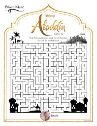 Aladdin Free Coloring Sheets To Print From Home From Disney Printable Coloring Pages Disney Activities Coloring Pages