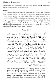 There has come to you from allah a light and a clear book. Surah An Nur 24 30 31 Maariful Quran Maarif Ul Quran Quran Translation And Commentary