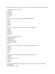 Kumpulan soal pilihan ganda akuntansi pemerintahan pdf. Contoh Soal Tik Coreldraw Kelas 12