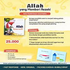 Anak burung malang yang baru keluar dari telur itu tidak mempunyai kemampuan untuk bergerak apalagi terbang untuk mencari makan dan minum. Buku Anak Islami Allah Yang Memberi Rezeki Seri Tauhid Untuk Balita Shopee Indonesia