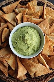Avocado Hummus Dip With Crispy Sea Salt Pita Chips Avocado Recipes Easy Food Avocado Recipes