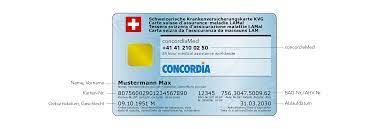 Staatliche rentenversicherung in der schweiz. Concordia Krankenversicherungskarte Als Datentrager