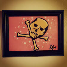La Calavera Painting Sold By Esteve Calavera On Storenvy Calaveras, or sugar skulls, are fun, fanciful recreations of skulls created for dia de los muertos. storenvy