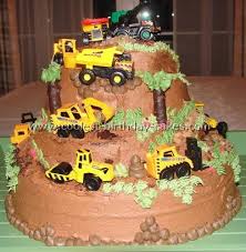 Simple Birthday Cake For 2 Year Old Boy Coolest Construction Birthday Cakes Construction Birthday Cake Birthday Desserts Cool Birthday Cakes