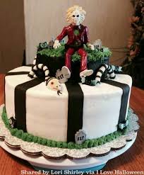 Also going to be putting this one up for sale…stay tuned. Beetlejuice Cake 15th Birthday Cakes Halloween Cakes Cake Creations
