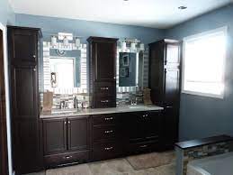 Check spelling or type a new query. Master Bathroom Bathroom Decor Dark Cabinets Blue Bathroom Bathroom Colors Green Bathroom Decor Small Master Bath