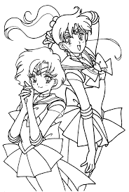Sailor moon tuxedo mask and luna coloring page by sailortwilight. Sailor Mercure Et Jupiter Sailor Moon Coloring Pages Sailor Moon Wallpaper Sailor Moon Stars