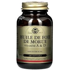 Composé de huile, de, foie et morue. Huile De Foie De Morue 100 Gelules Solgar Onatera Com
