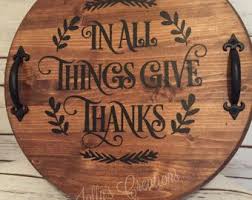 Maybe you would like to learn more about one of these? Wood Serving Tray Etsy Round Wood Tray Wood Diy Round Wooden Tray