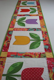 Easter Table Runner Spring Table Runner Easter Table Runners Handmade Table Runner