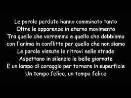 Il testo della della canzone di: Le Parole Perdute Fiorella Mannoia Testo Youtube