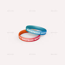 Rubber Wristband Mockup Wristband Mockup Festival Bracelets