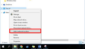 If directed, type in the ip address for the network drive into your web browser. Adding A Network Location In Windows It Services