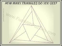Count Number Of Triangles Easy Brain Teasers With Answers Easy Brain Teasers Brain Teasers Brain Teasers With Answers