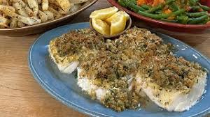 Season the fish with salt, pepper and the spices. How To Make Baked Fish With Garlic Cheese Breadcrumbs Rachael Ray Youtube