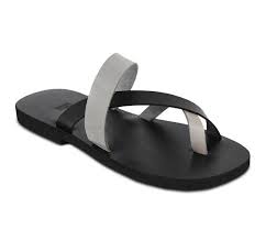 holiday men leather handmade sandals cool summer slides unisex sandals in two colors leather flip flops leder herren leder sandalen sandalen