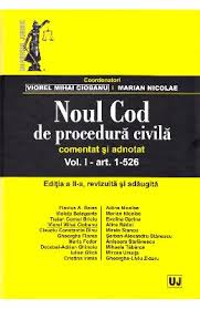 Parlamentul româniei adoptă prezenta lege. Noul Cod De Procedura Civila Comentat Si Adnotat Vol I Art 1 526 Ed 2 Viorel Mihai Ciobanu Marian Nicolae Pdf Carte Pdf CiteÈ™ti Instant