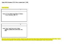 Mla (modern language association) style is most commonly used to write papers and cite sources within the liberal arts and humanities. Source Card Practice For Any Research Paper By Loverofenglish22 Tpt