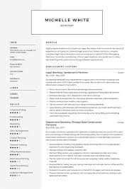 secretary resume template in 2020