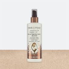 Before blow drying, flat ironing, or curling, apply some argan oil to your hair. Coconut Argan Oil Heat Protectant Blend Hair Food