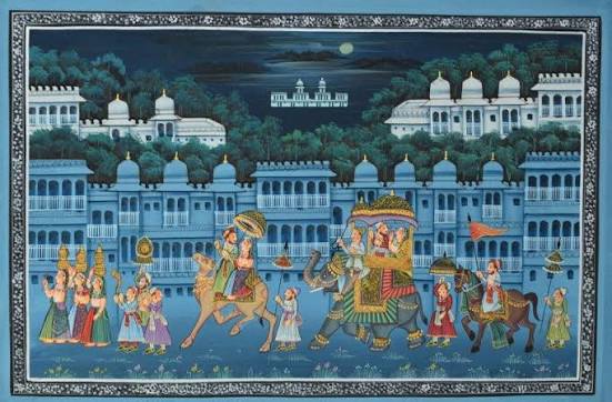 Miniature Mughal Paintings & Artworks on Canvas | Buy Miniature Drawings Online – ArtZolo.com