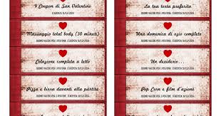 San Valentino Coupon Pdf San Valentino Fai Da Te San Valentino Regali Fai Da Te Fidanzato