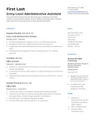 Writing a great assistant resume is an important step in your job search journey. Entry Level Administrative Assistant Resume Example For 2021 Resume Worded Resume Worded