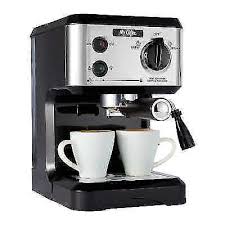 Mr Coffee 19 Bar Pump Espresso Machine Cappucino Latte Maker Crema Frother 72179236573 Ebay Mr Coffee Espresso Machine Coffee And Espresso Maker
