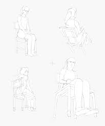 椅子に座る イラスト 斜め (456 無料画像)