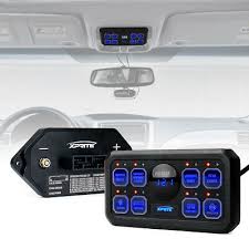 Turn your light on / off with a slight touch using this touch sensitive switch. Xprite 8 Gang Switch Panel Box Rock Light Control System Voltage Screen Display Ebay